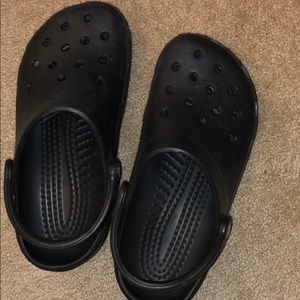 brand new all black CROCS